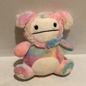 Squishmallows Yeti Bigfoot Zaylee Tie Dye Stuffed Plush